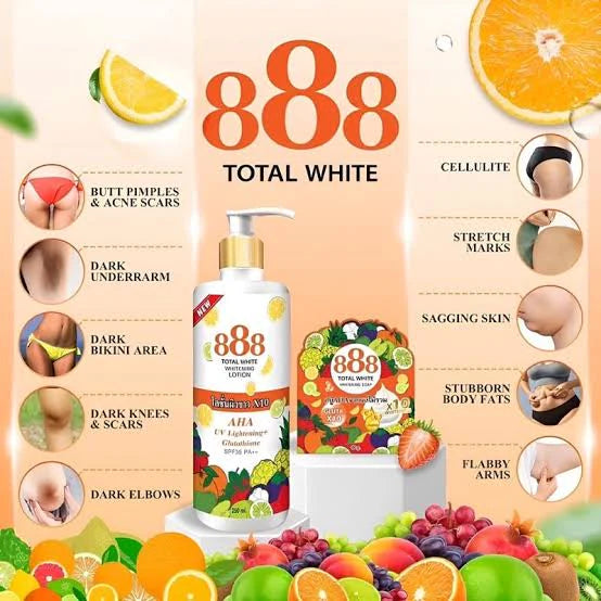 888 Total Whitening Lotion