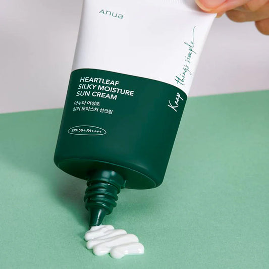 Heartleaf Silky Moisture Sun Cream - Jjoseon Beauty