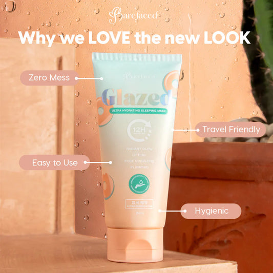 Barefaced Glazed Ultra Hydrating Sleeping Mask Dewy Demure Australia