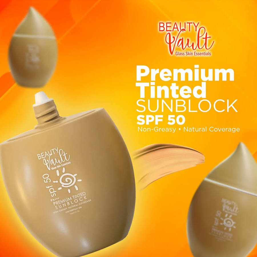 Beauty Vault Premium Tinted Sunblock Dewy Demure Australia