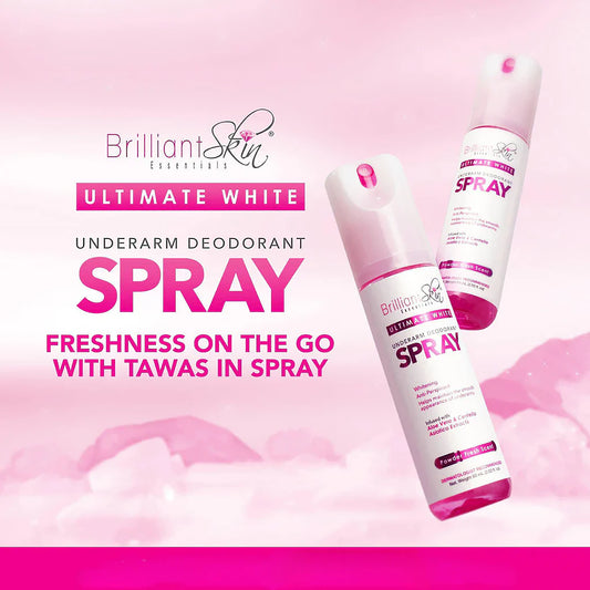 Brilliant Skin Ultimate White Underarm Deodorant Spray Dewy Demure Australia