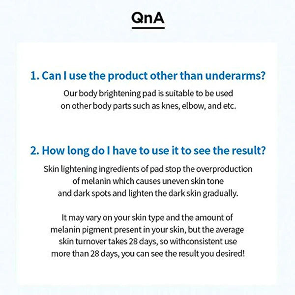 Ji Woo Gae One Step Body Brightening Pads
