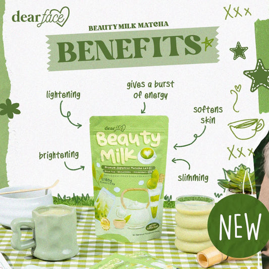 Dear Face Beauty Milk Premium Japanese Matcha Latte