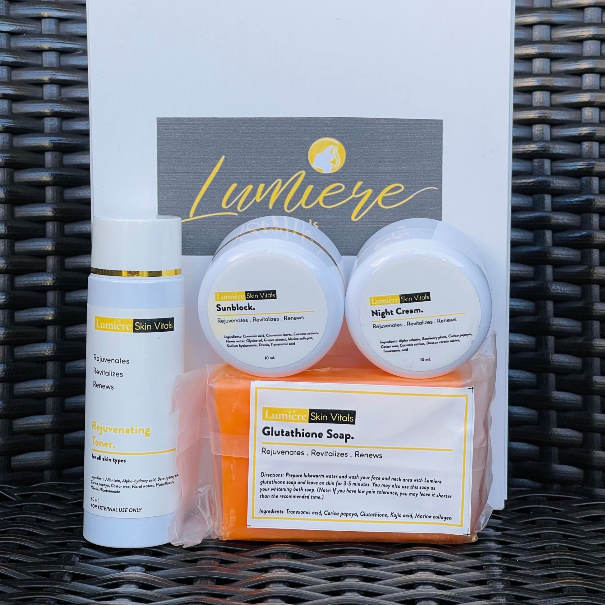 Lumiere Skin Vitals Facial Set - Jjoseon Beauty