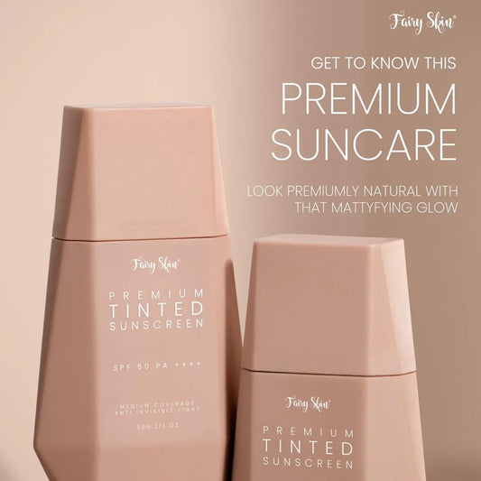 Fairy Skin Premium Tinted Sunscreen Dewy Demure Australia