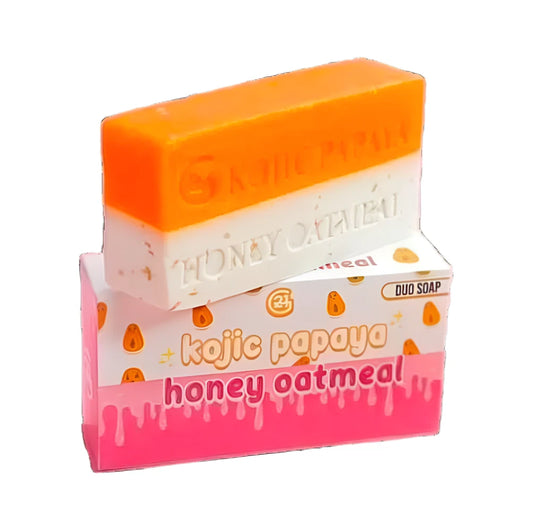 G21 Kojic Papaya Honey Oatmeal Duo Soap DewyDemure Australia