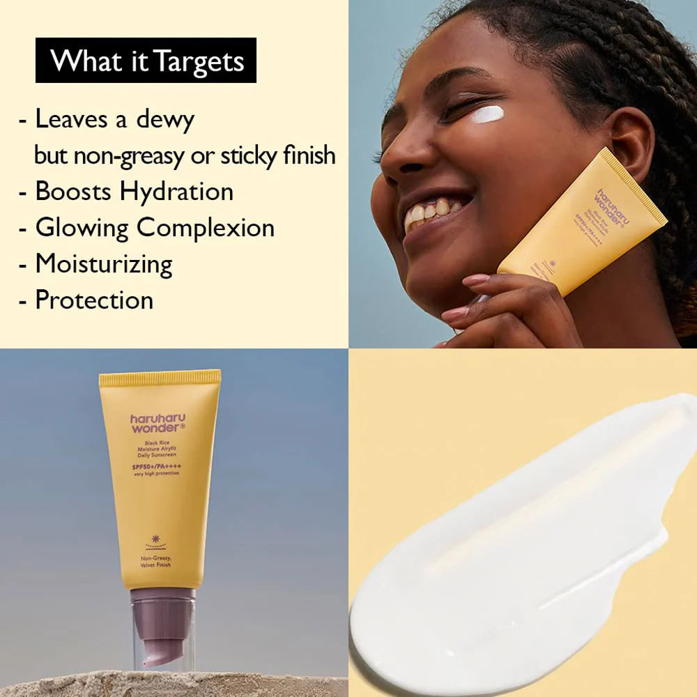 Black Rice Moisture Airyfit Daily Sunscreen - Jjoseon Beauty