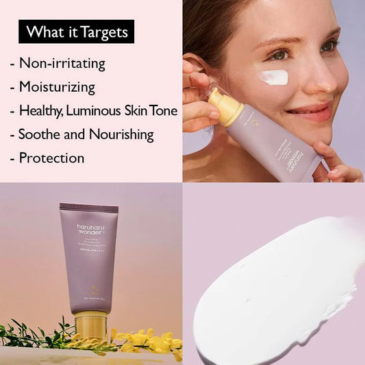 Black Rice Pure Mineral Relief Daily Sunscreen - Jjoseon Beauty