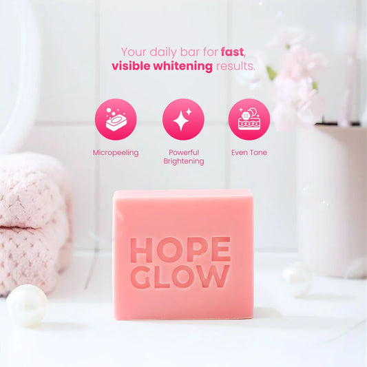 LUNA AURA Hope Glow Intense White Face & Body Soap Dewy Demure Australia
