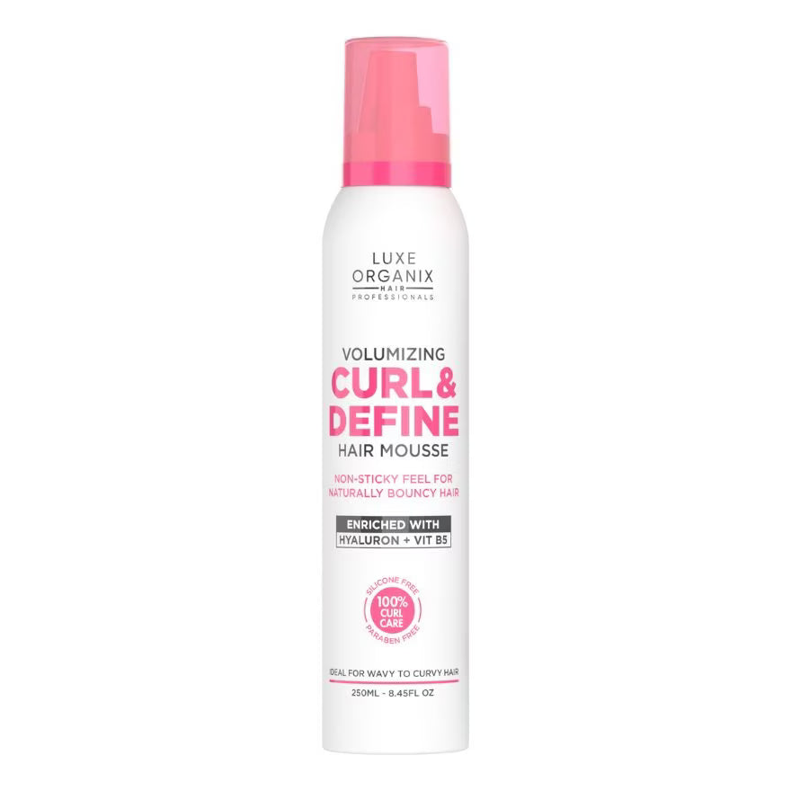 LUXE ORGANIX Volumizing Curl & Define Hair Mousse Dewy Demure Australia
