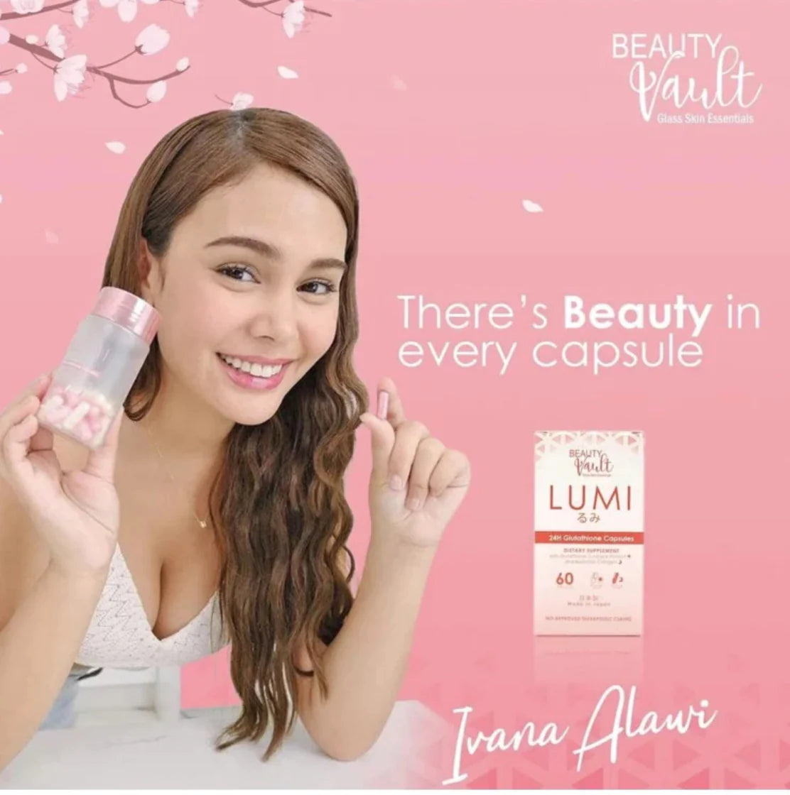 Lumi 24 Hour Glutathione Capsules DewyDemure Australia
