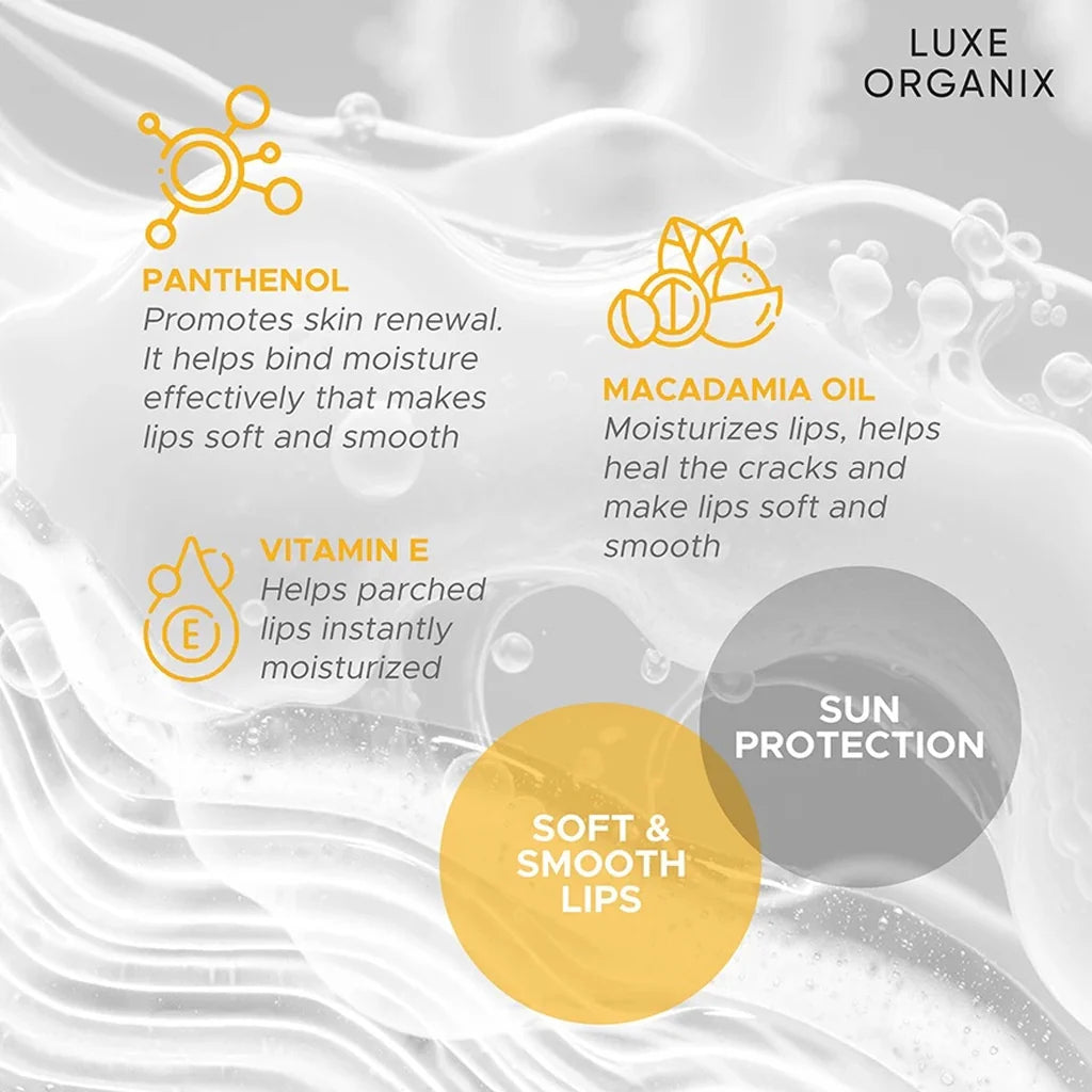 Luxe Organix Panthenol Therapy 24H Lipscreen Sun Lip Essence Dewy Dewy Australia
