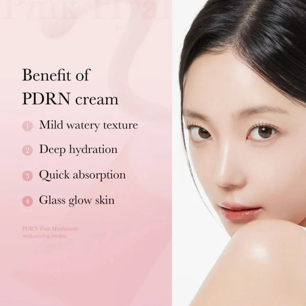 Medicube PDRN Pink Hyaluronic Moisturizing Cream Dewy Demure