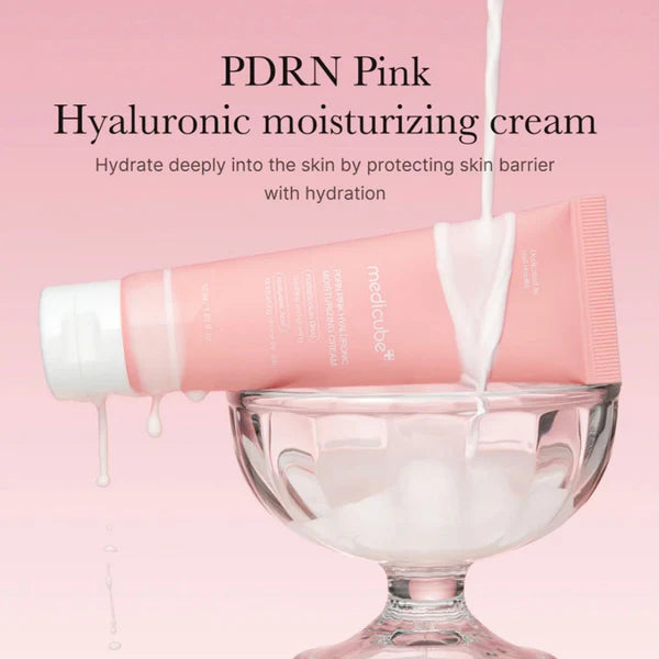 Medicube PDRN Pink Hyaluronic Moisturizing Cream Dewy Demure