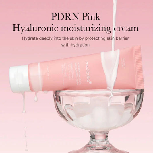 Medicube PDRN Pink Hyaluronic Moisturizing Cream Dewy Demure
