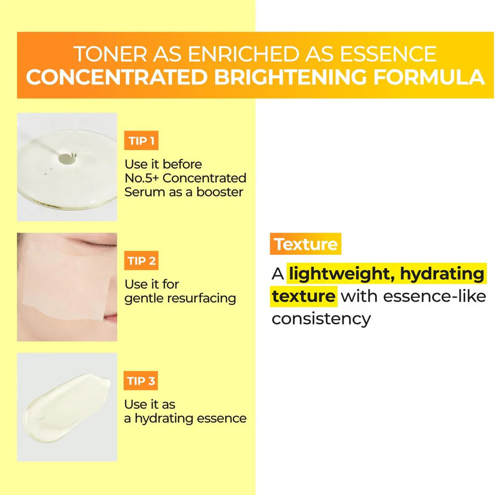 No.5 Vitamin Boosting Essential Toner - Jjoseon Beauty