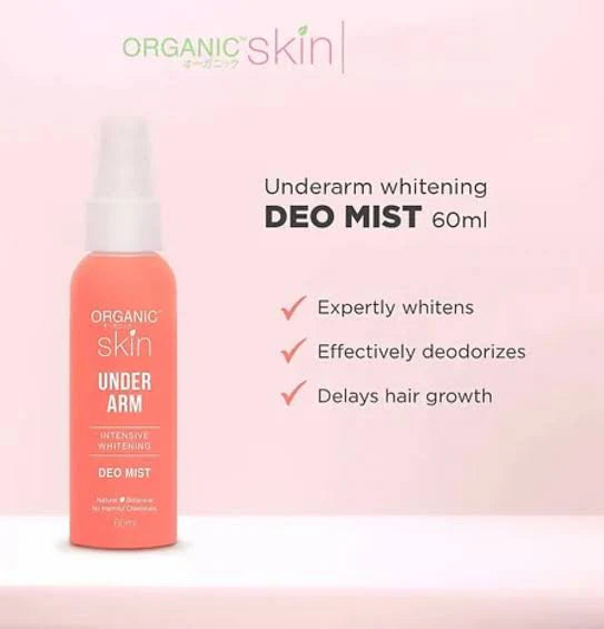 Organic Skin Underarm Intensive Lightening Deo Mist