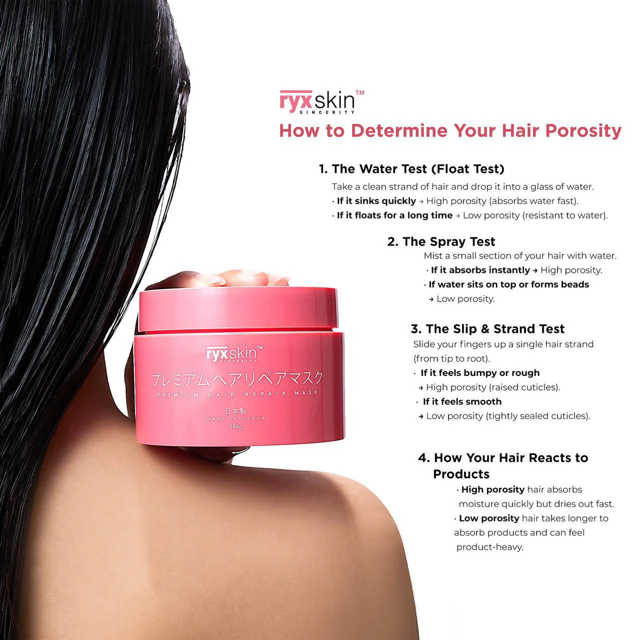 RYX Skin Premium Hair Repair Mask Dewy Demure Australia