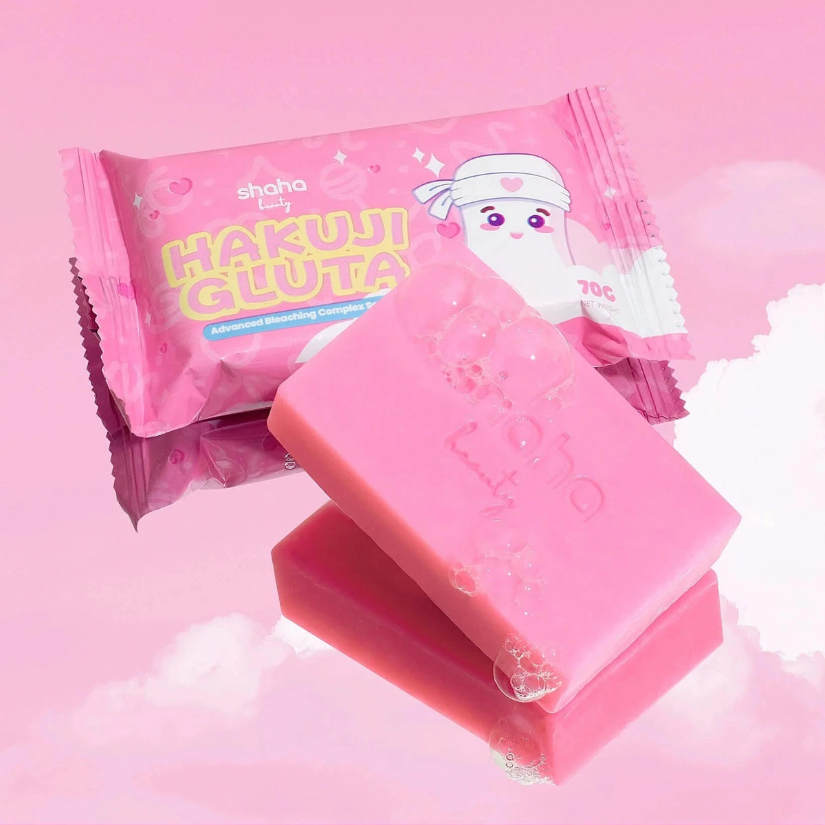 SHAHA BEAUTY Hakuji Gluta Advance Bleaching Complex Soap Dewy Demure Australia
