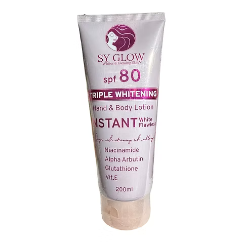 SY GLOW Triple Whitening Hand and Body Lotion SPF 80 Dewy Demure Australia
