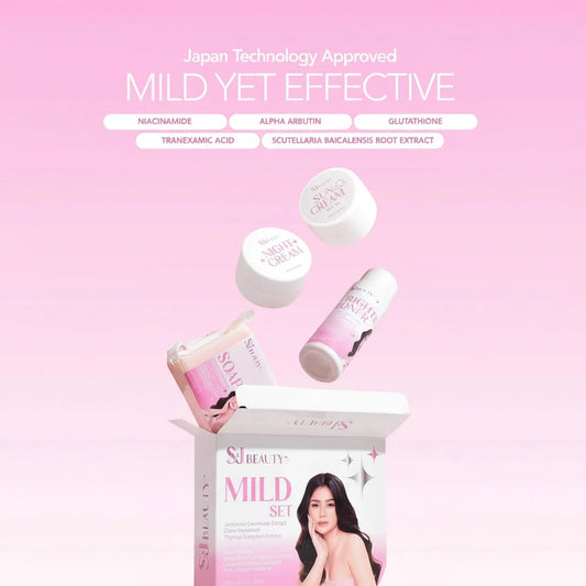 S and J Beauty Mild Rejuv Set Dewy Demure Australia