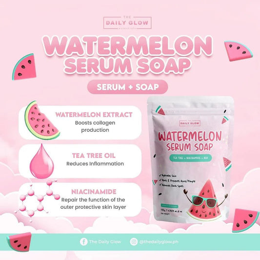 THE DAILY GLOW Watermelon Serum Soap