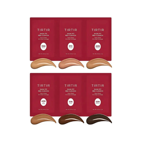 Mask Fit Red Cushion 6 Shade Trial Kit - Jjoseon Beauty
