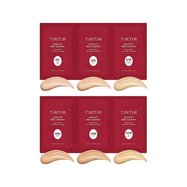 Mask Fit Red Cushion 6 Shade Trial Kit - Jjoseon Beauty