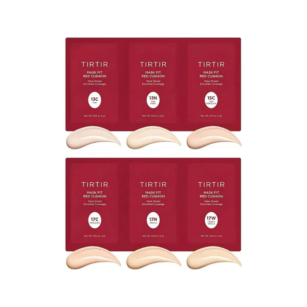 Mask Fit Red Cushion 6 Shade Trial Kit - Jjoseon Beauty