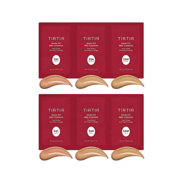 Mask Fit Red Cushion 6 Shade Trial Kit - Jjoseon Beauty
