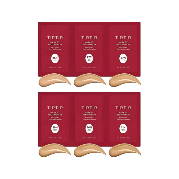 Mask Fit Red Cushion 6 Shade Trial Kit - Jjoseon Beauty