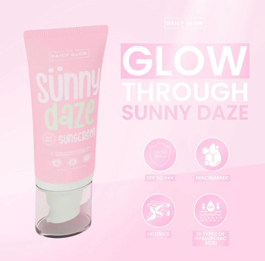 The Daily Glow Sunny Daze Sunscreen Dewy Demure Australia