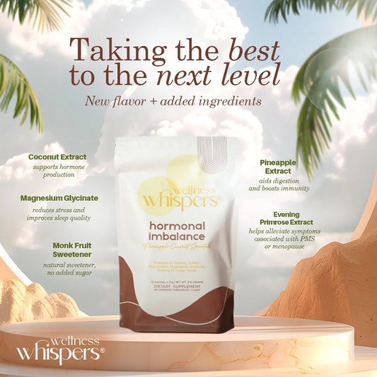 Wellness Whispers Hormonal Imbalance Pineapple Coconut Smoothie Dewy Demure Australia