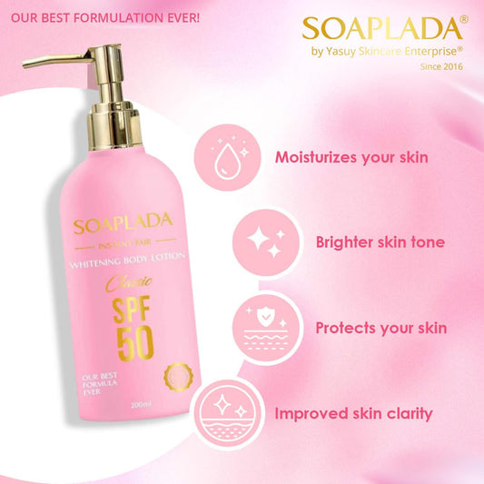 YASUY Soaplada Instant Fair Whitening Body Lotion Dewy Demure Australia