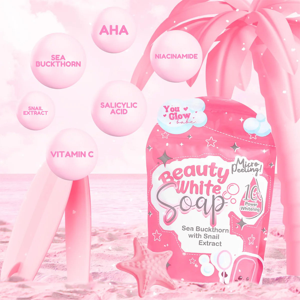 YOU GLOW BABE Beauty White Soap Dewy Demure Australia