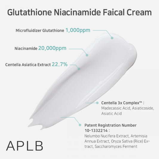 Glutathione Niacinamide Facial Cream - Jjoseon Beauty