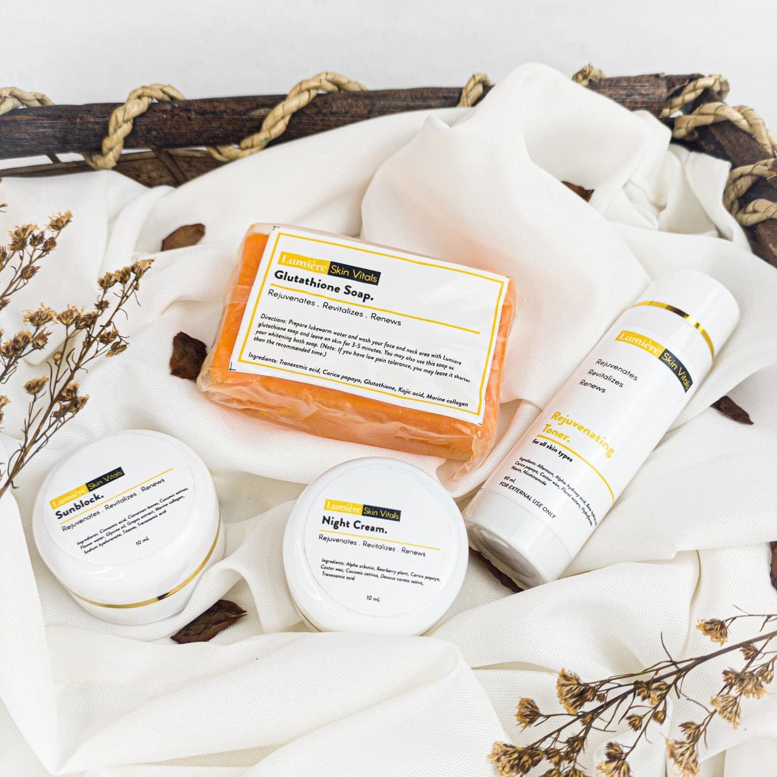 Lumiere Skin Vitals Facial Set - Jjoseon Beauty