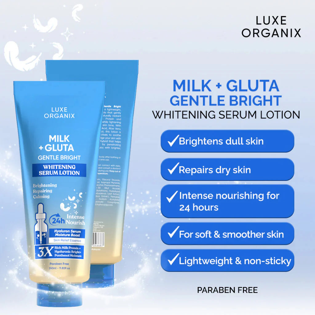 Milk + Gluta Gentle Bright Whitening Serum Lotion
