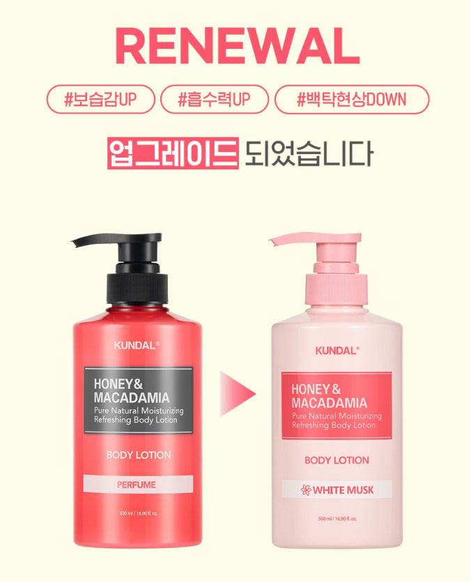 Honey & Macadamia Pure Natural Moisturizing Refreshing Body Lotion - Jjoseon Beauty