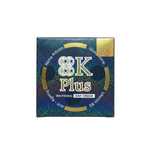 Box of 8K Plus Whitening Day Cream on a gray background