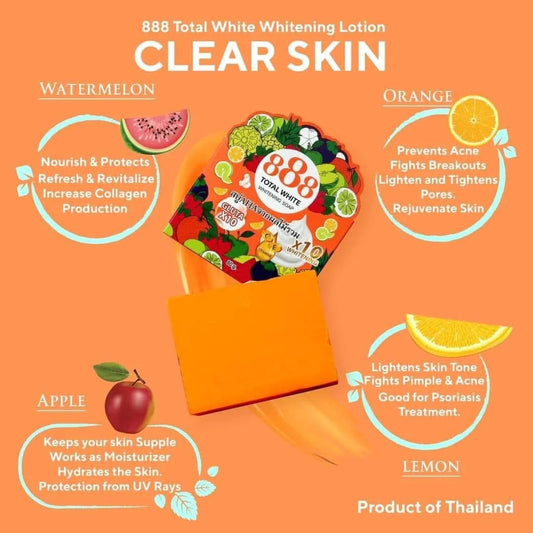 888 Total White Whitening Soap