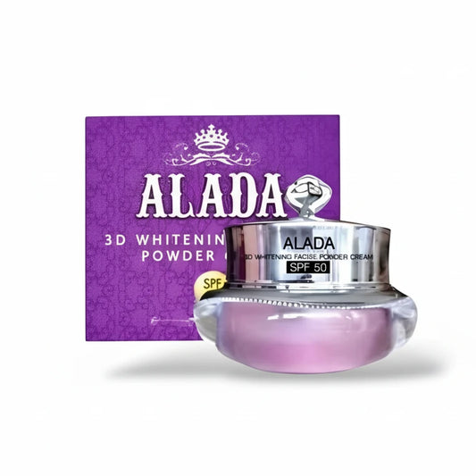 ALADA 3D Whitening Powder with packaging on a white background