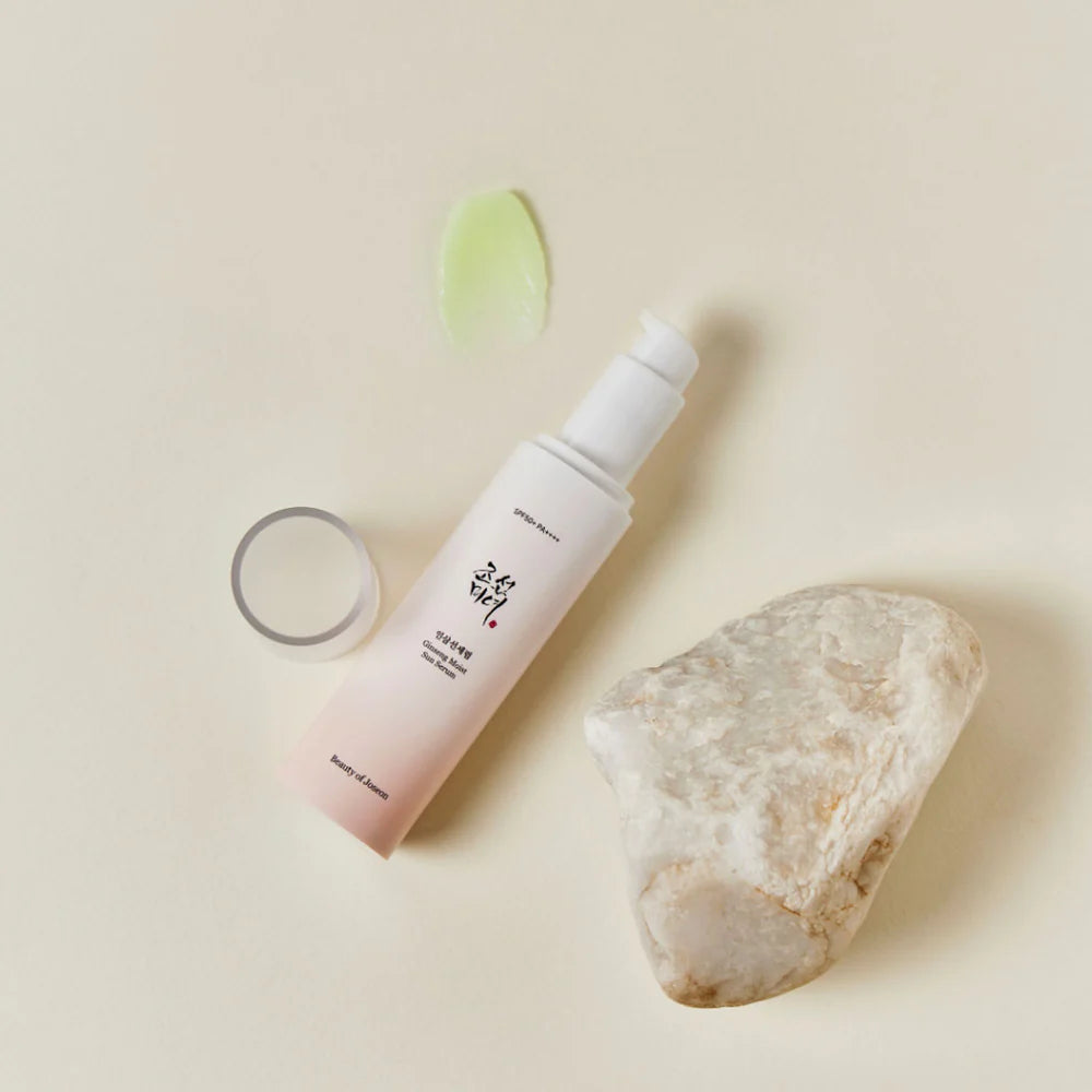 BEAUTY OF JOSEON Ginseng Moist Sun Serum Dewy Demure Australia texture