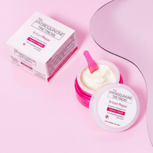 Cosmetic product with packaging on a pink background