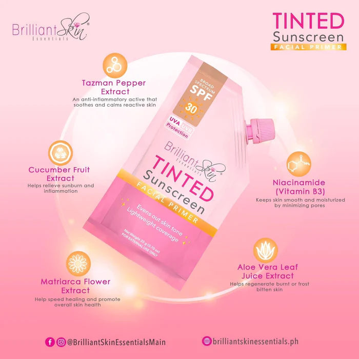 BRILLIANT SKIN ESSENTIALS Tinted Sunscreen Dewy Demure Australia ingredients