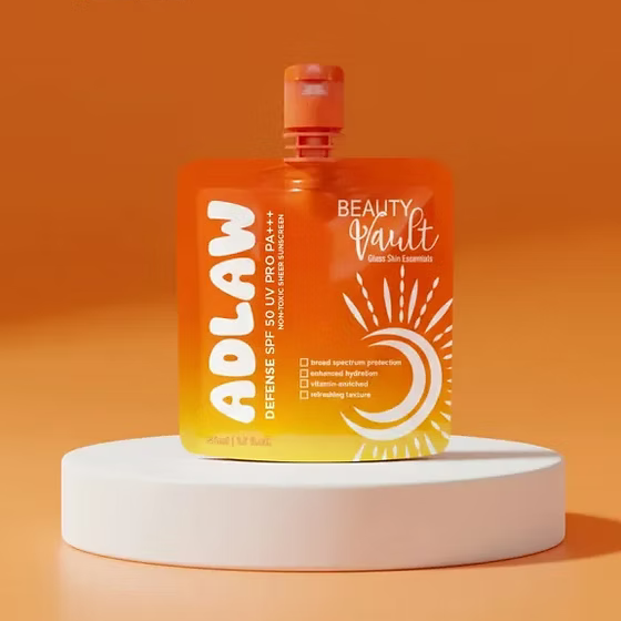 Beauty Vault Adlaw Defense Sheer Sunscreen Dewy Demure Australia