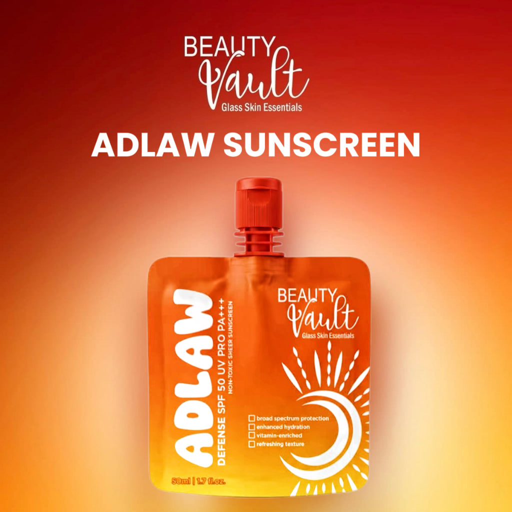 Beauty Vault Adlaw Defense Sheer Sunscreen Dewy Demure Australia