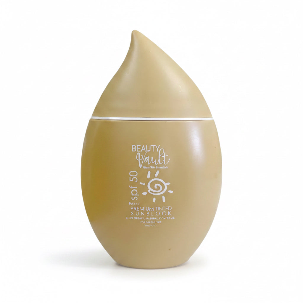 Beauty Vault Premium Tinted Sunblock Dewy Demure Australia