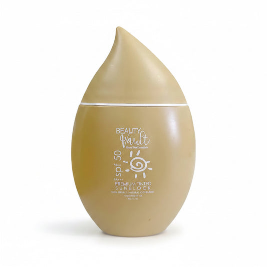 Beauty Vault Premium Tinted Sunblock Dewy Demure Australia