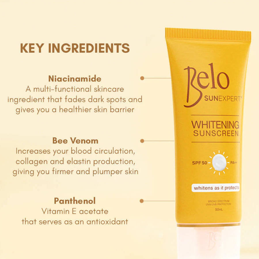 Belo SunExpert Whitening Sunscreen Dewy demure Australia